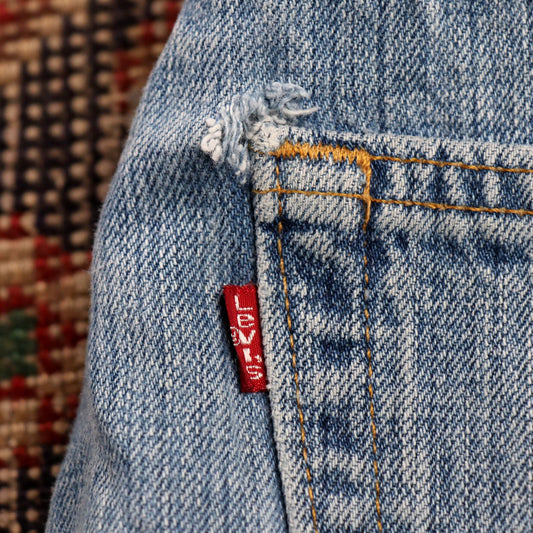 Levi's 505 W38 L30 Straight Leg Regular Fit Blue Denim Jeans