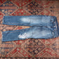 Levi's W30 L29 Straight Leg Classic Ripped Style Blue Denim Jeans