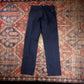 Dickies W26 L30 Straight Leg Blue Cotton Blend Trousers