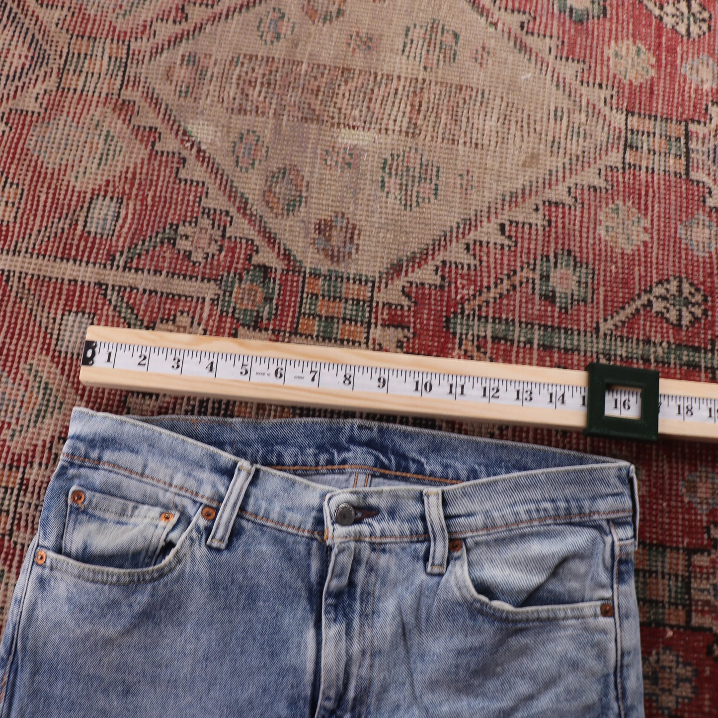Levi's 510 Red Tab W32 L31 Skinny Blue Denim Jeans