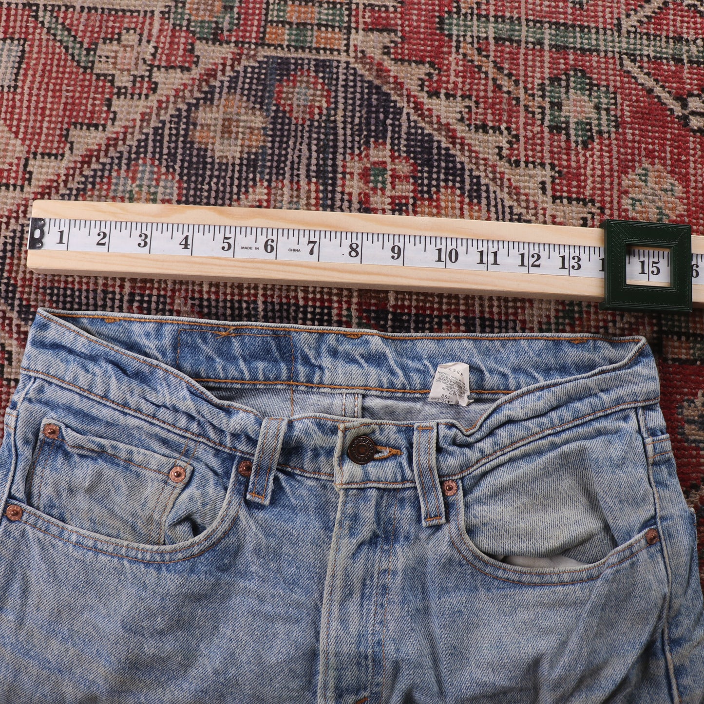 Levi's 550 W30 L29 Tapered Leg Relaxed Fit Blue Denim Jeans