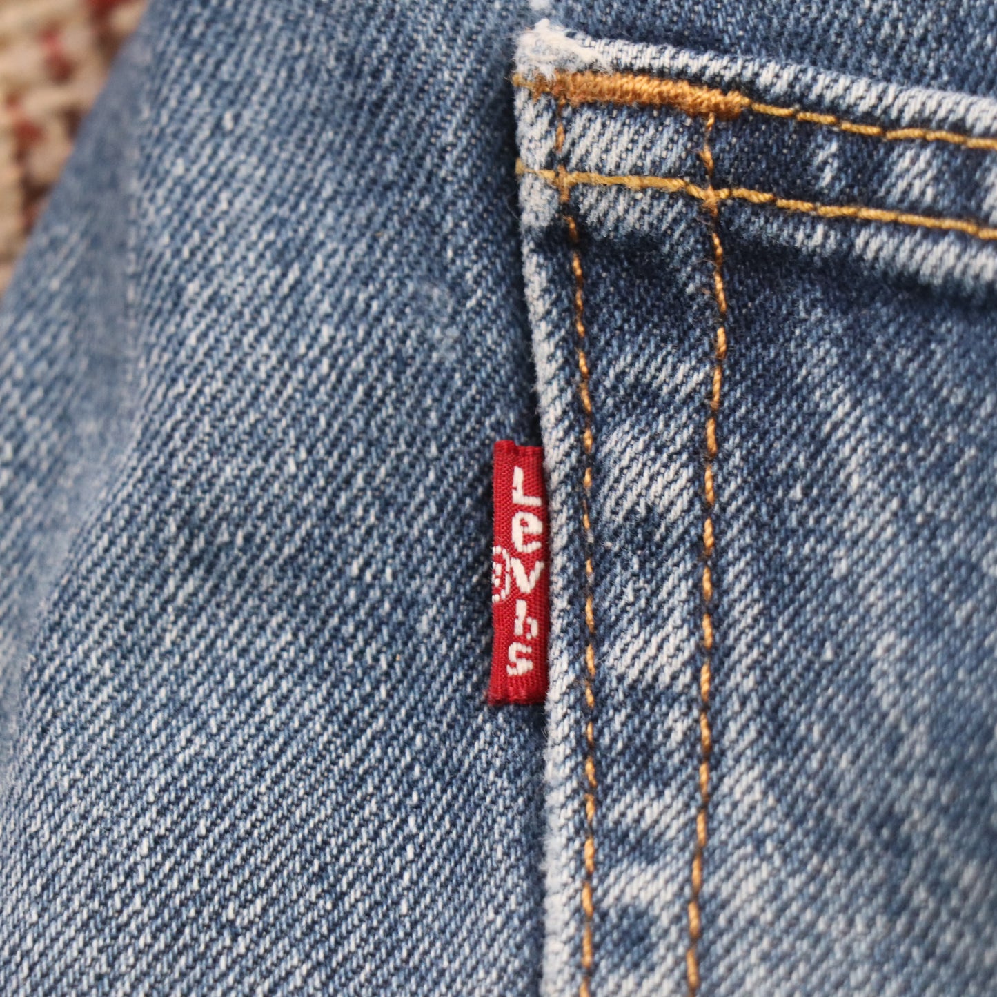 Levi's W38 L31 Straight Leg Relaxed Fit Blue Denim Jeans