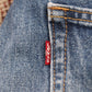 Levi's W38 L31 Straight Leg Relaxed Fit Blue Denim Jeans