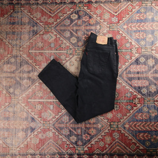 Levi's 550 Red Tab W60 L30 Tapered Leg Relaxed Fit Black ** Denim Jeans