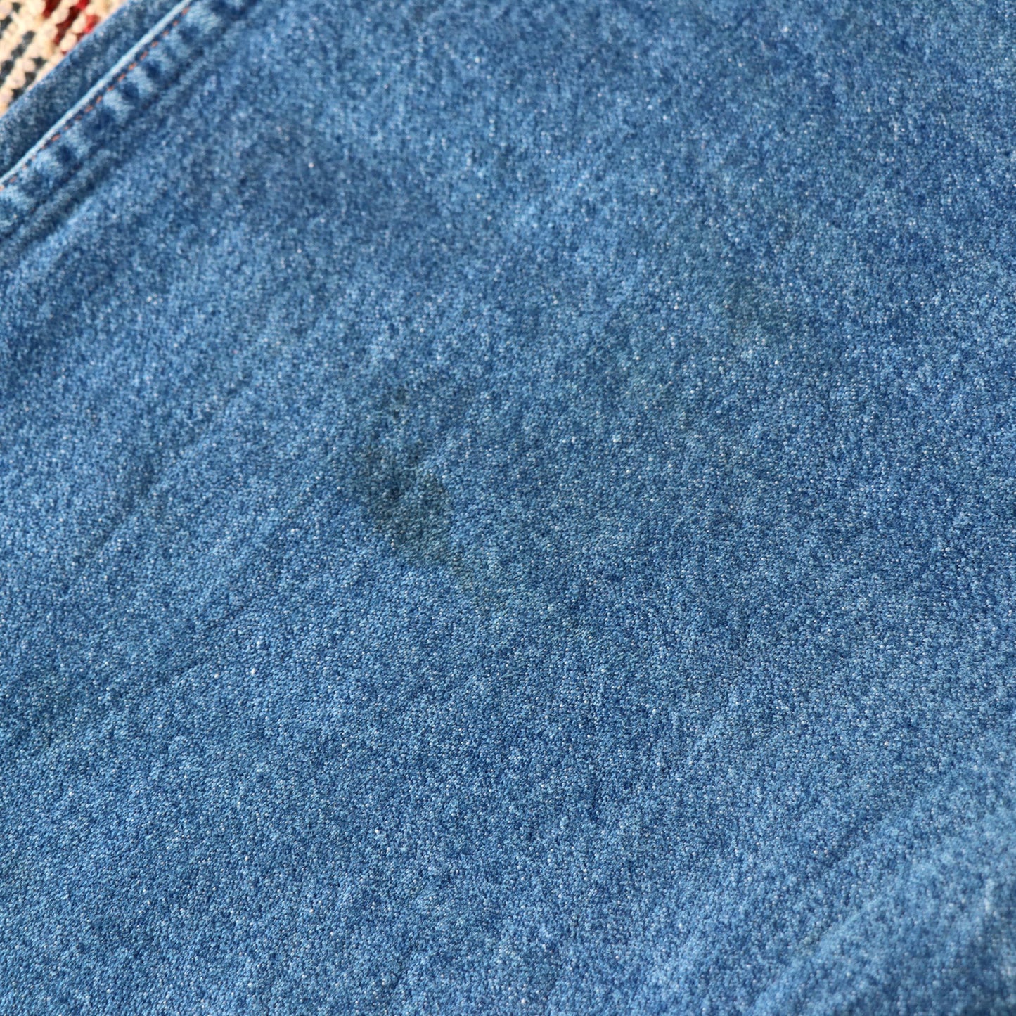 Wrangler W32 L36 Straight Leg Blue Denim Jeans