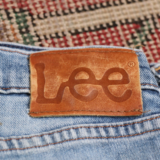 Lee W30 L30 Skinny Classic Ripped Style Blue Denim Jeans