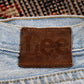 Lee W34 L32 Straight Leg Relaxed Fit Blue Denim Jeans