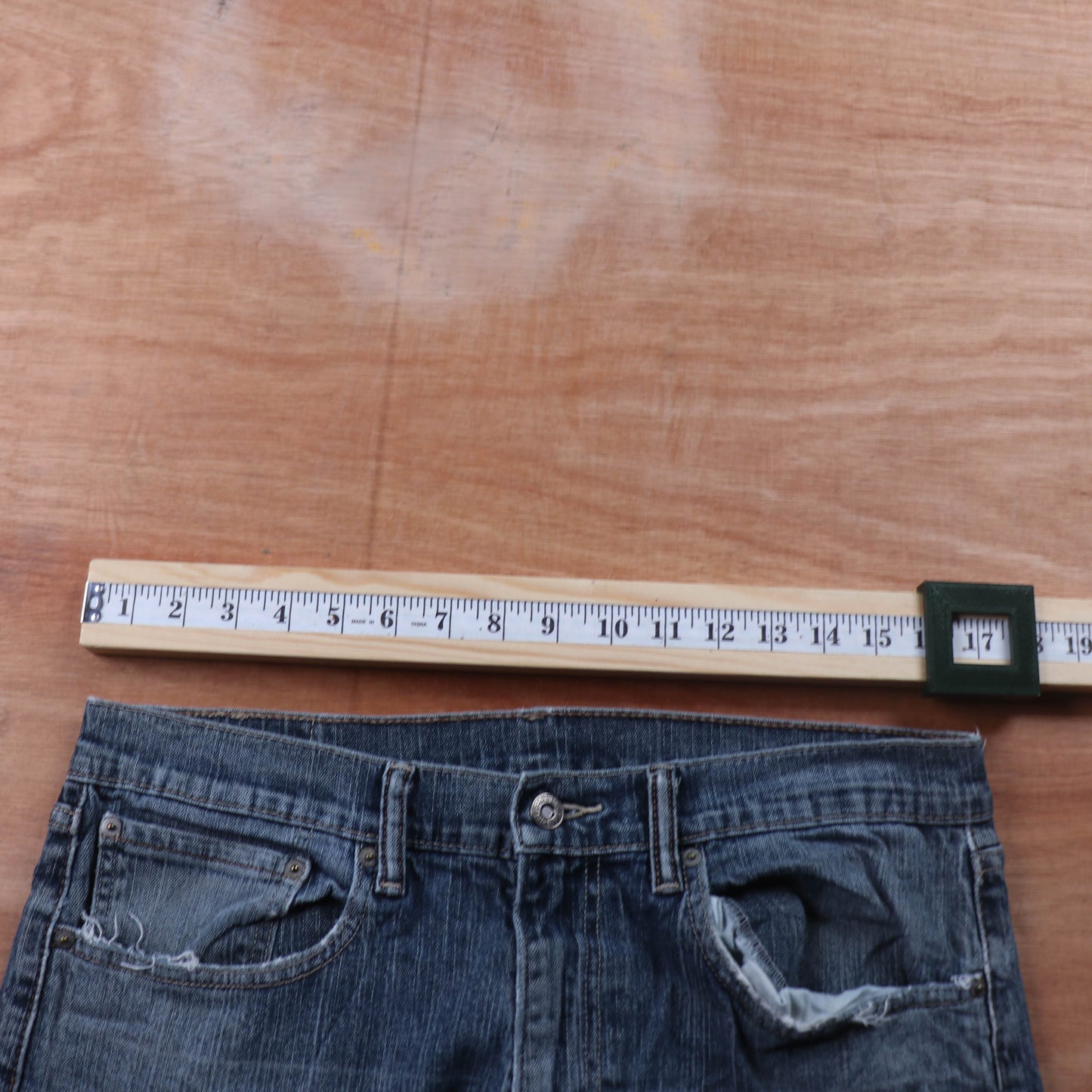 Levi's 505 Red Tab W34 L31 Straight Leg Regular Fit Blue Denim Jeans