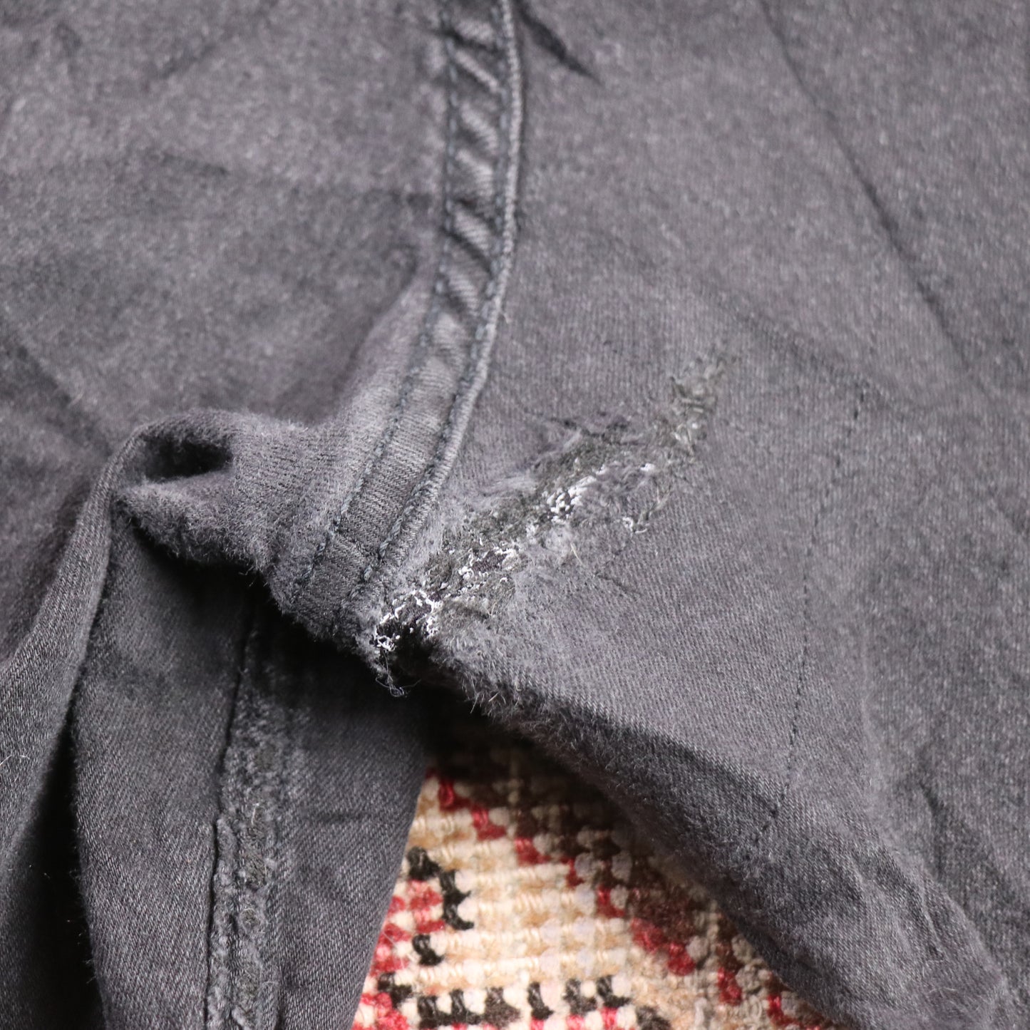 Lee W36 L31 Flared Black Denim Jeans