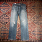 Levi's 501 W30 L30 Original Fit Classic Ripped Style Blue Denim Jeans