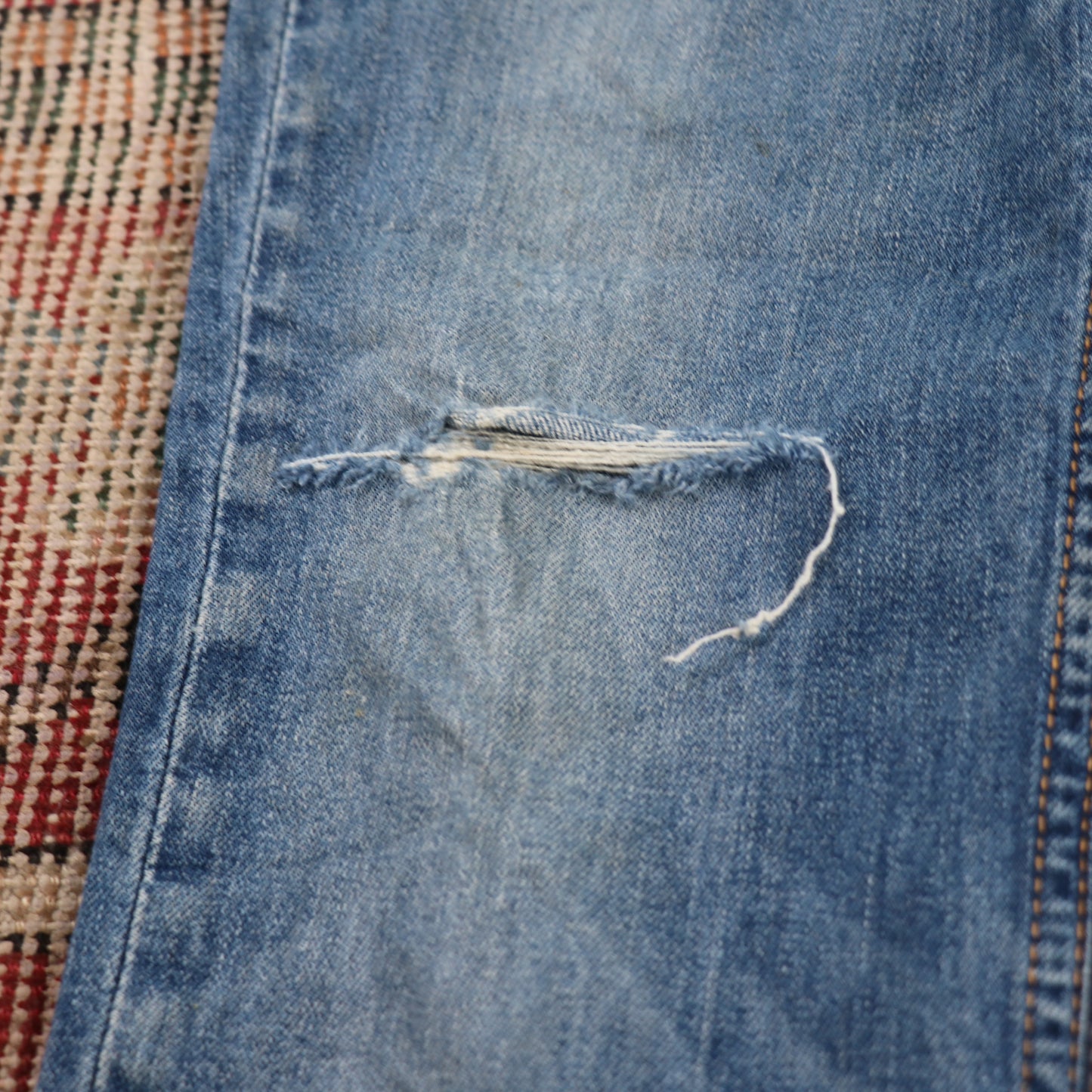 Levi's 511 W30 L26 Slim Fit Classic Ripped Style Blue Denim Jeans