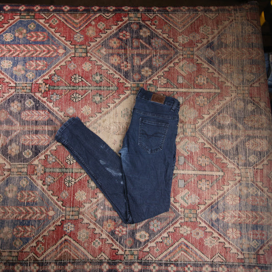 Lee W32 L30 Skinny Blue Denim Jeans