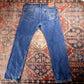 Levi's 505 W36 L32 Straight Leg Regular Fit Blue Denim Jeans