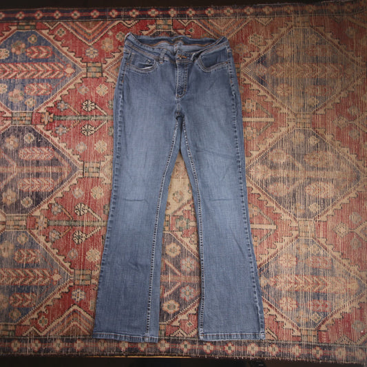 Lee W30 L30 Flared Blue Denim Jeans