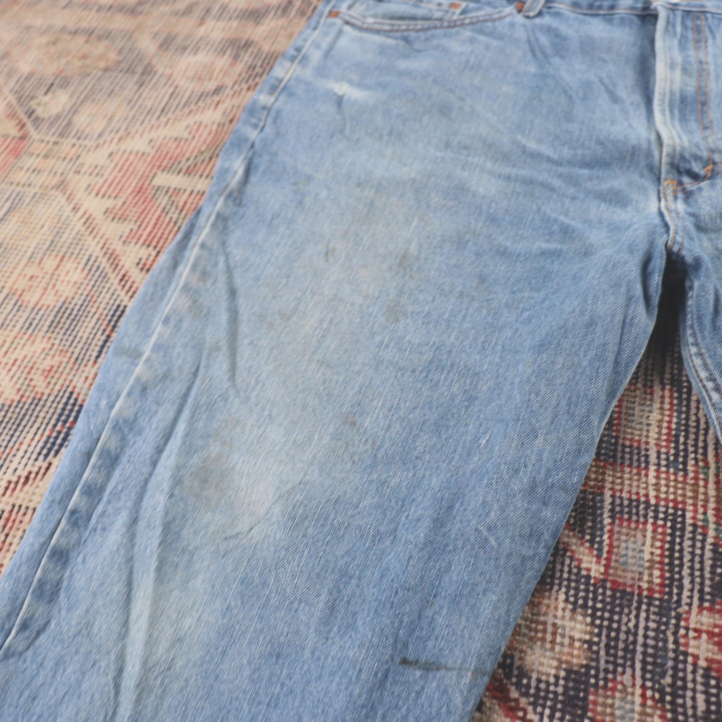 Levi's 550 Red Tab W40 L30 Tapered Leg Relaxed Fit Blue Denim Jeans