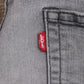 Levi's 514 Capital E W30 L28 Straight Leg Grey Denim Jeans