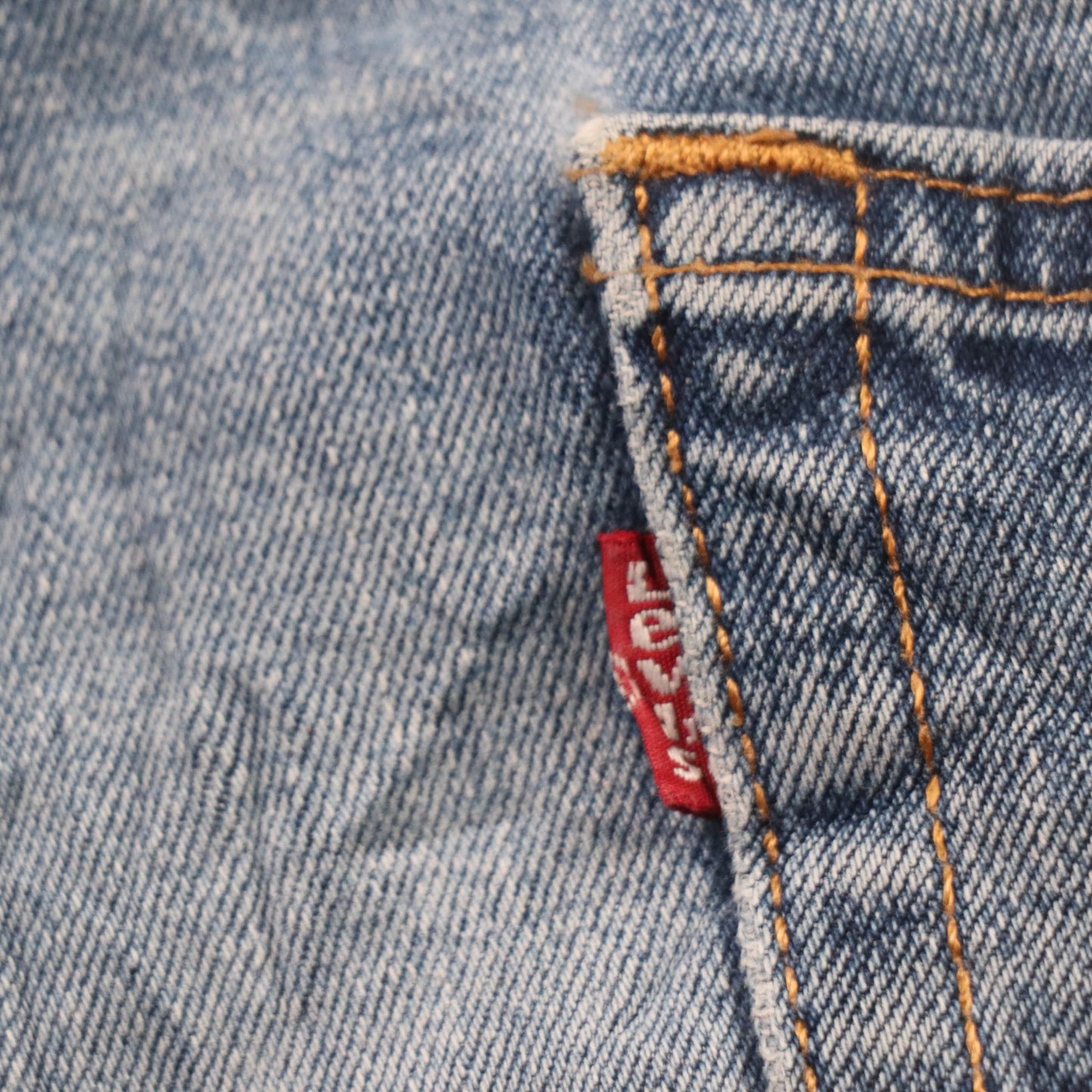 Levi's 514 Red Tab W34 L32 Straight Leg Blue Denim Jeans