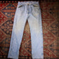 Wrangler W36 L33 Straight Leg Relaxed Fit Blue Denim Jeans