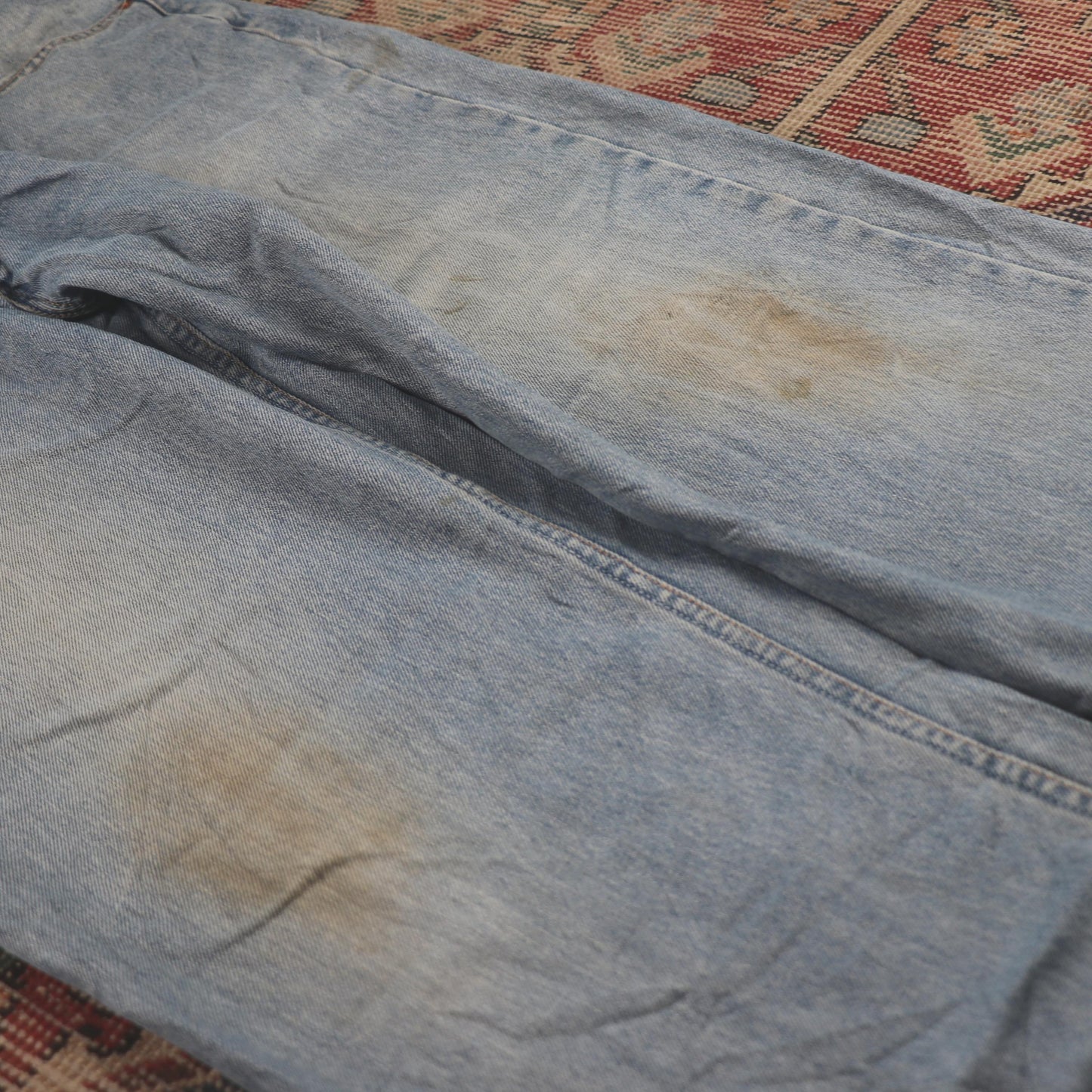 Levi's 550 W38 L32 Tapered Leg Relaxed Fit Blue Denim Jeans