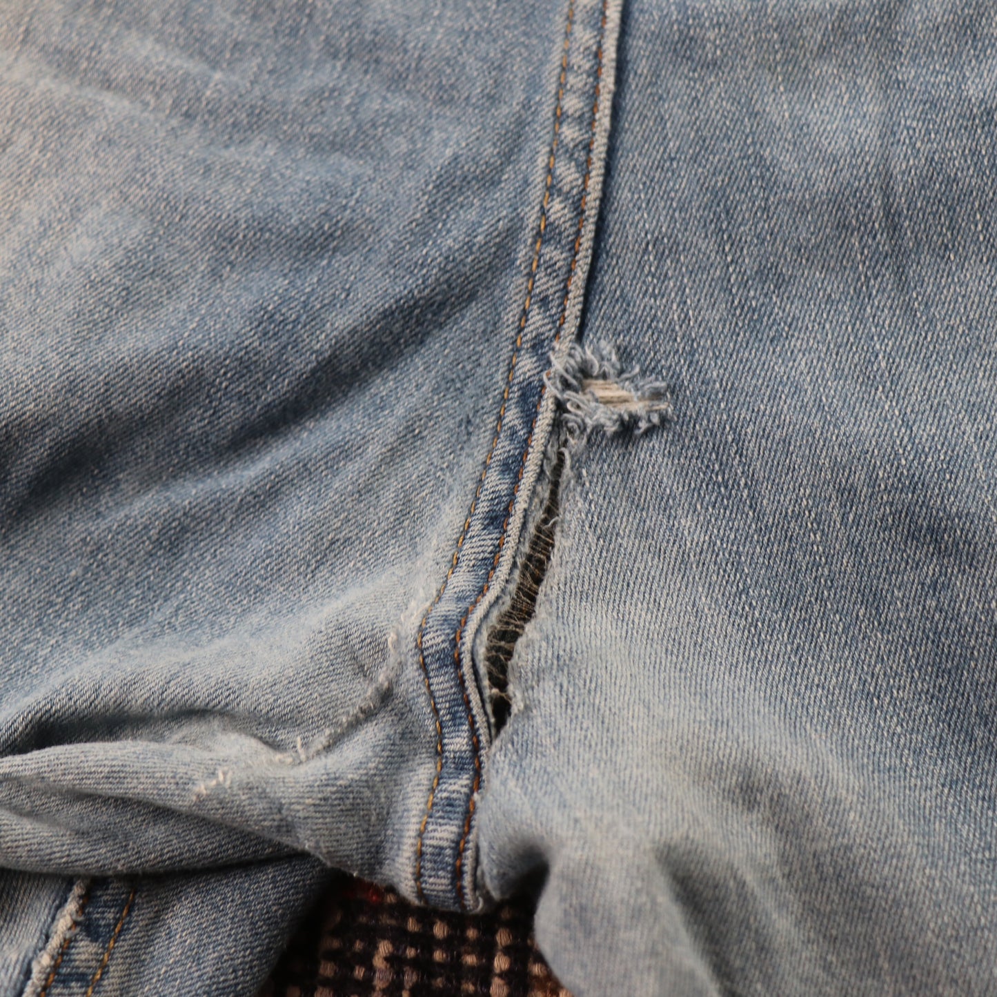 Wrangler W36 L31 Straight Leg Blue Denim Jeans