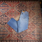 Lee W28 L29 Straight Leg Relaxed Fit Blue Denim Jeans