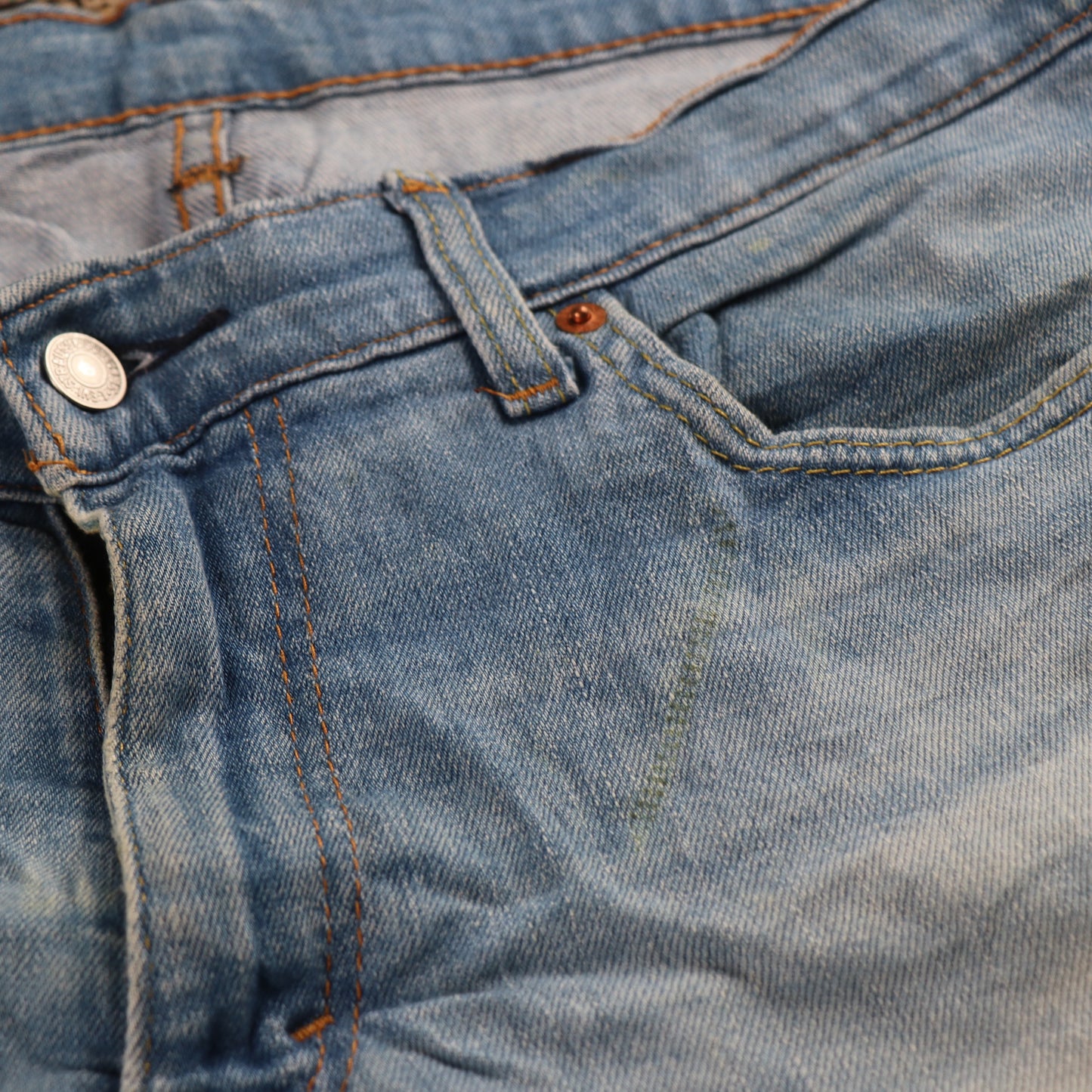 Levi's 511 Red Tab W28 L29 Slim Fit Blue Denim Jeans