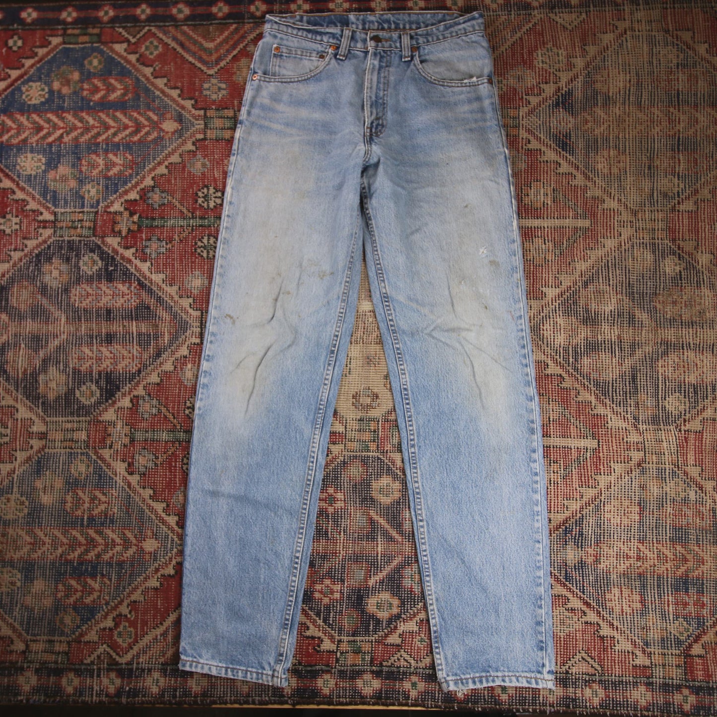 Levi's 550 W30 L35 Tapered Leg Relaxed Fit Blue Denim Jeans