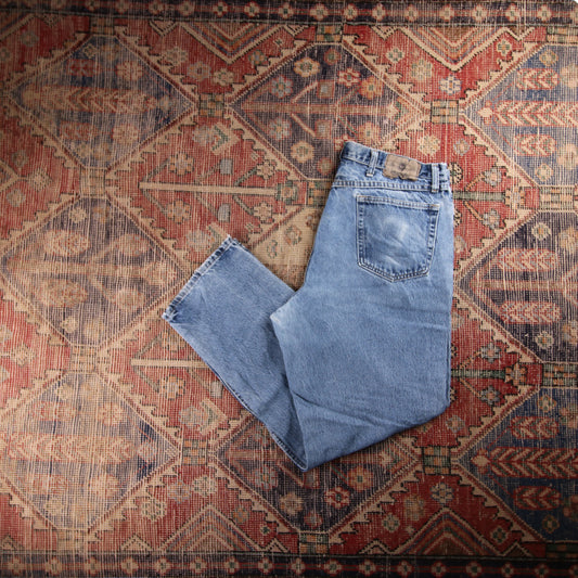 Wrangler W36 L31 Relaxed Blue Denim Jeans