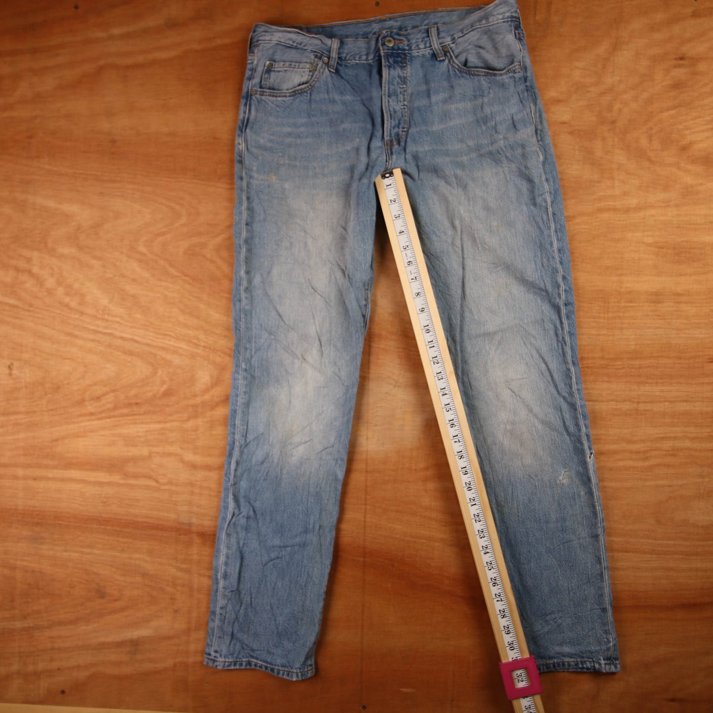 Levi's Red Tab W36 L32 Straight Blue Denim Jeans