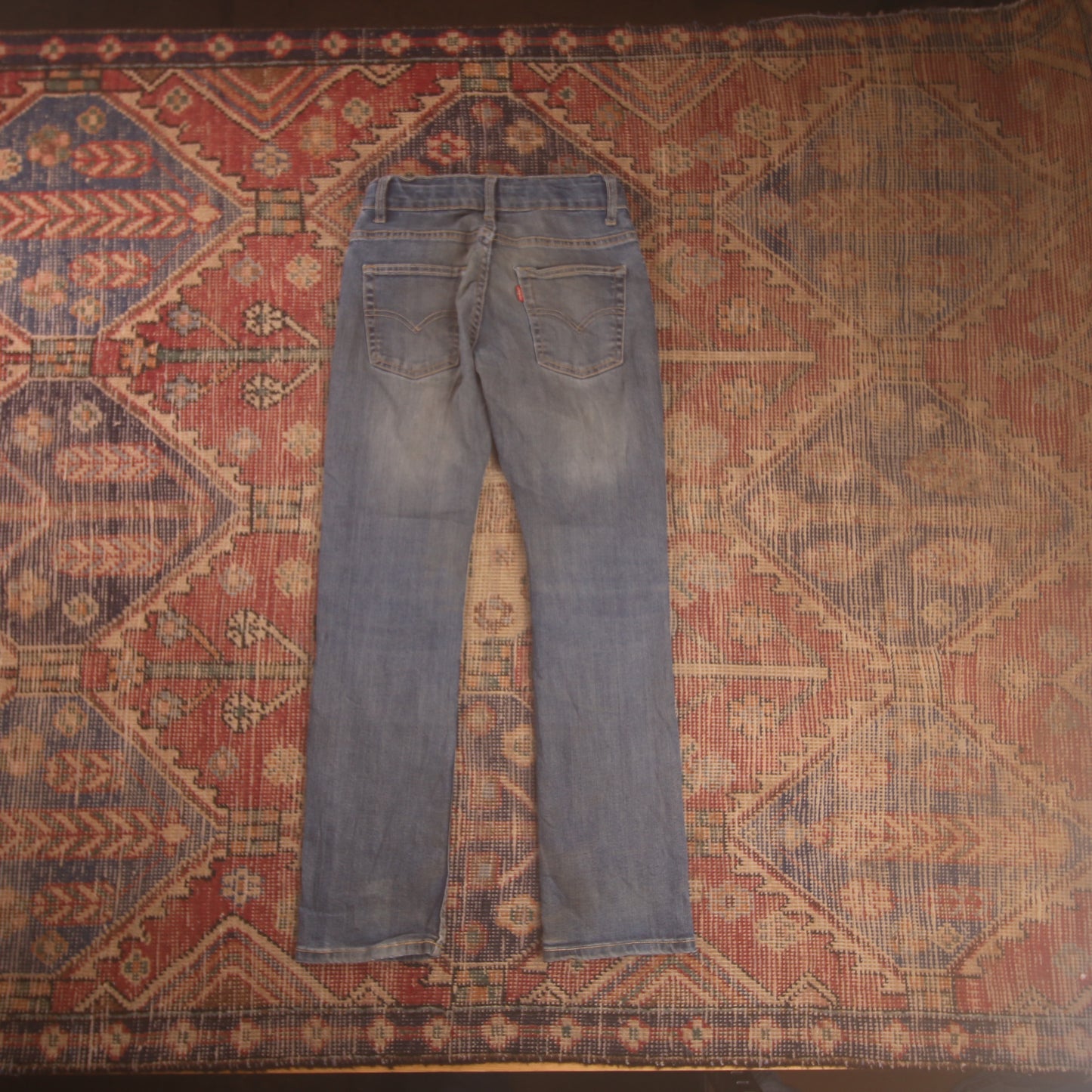 Levi's W24 L27 Skinny Classic Ripped Style Blue Denim Jeans