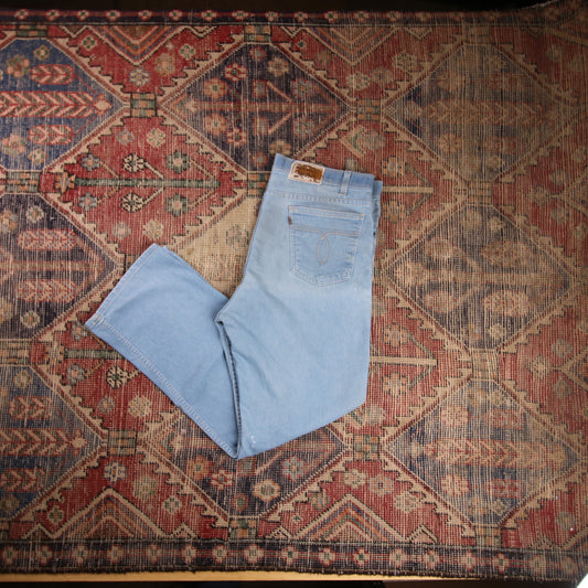 Levi's W38 L28 Straight Leg Blue Denim Jeans