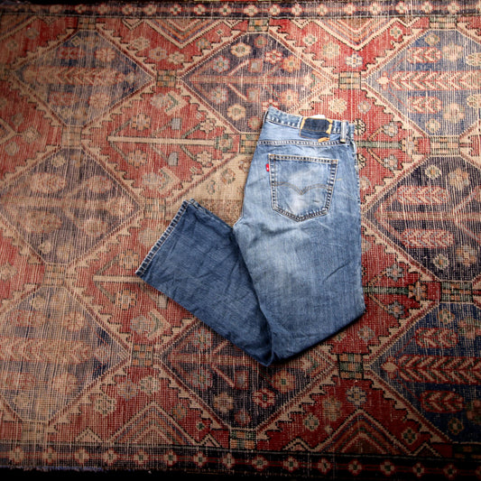 Levi's W36 L30 Bootcut Blue Denim Jeans