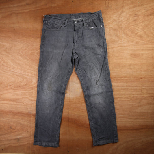 Levi's 541 Red Tab W34 L27 Tapered Leg Grey Denim Jeans