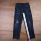 Levi's 550 Red Tab W28 L29 Tapered Leg Relaxed Fit Black Denim Jeans