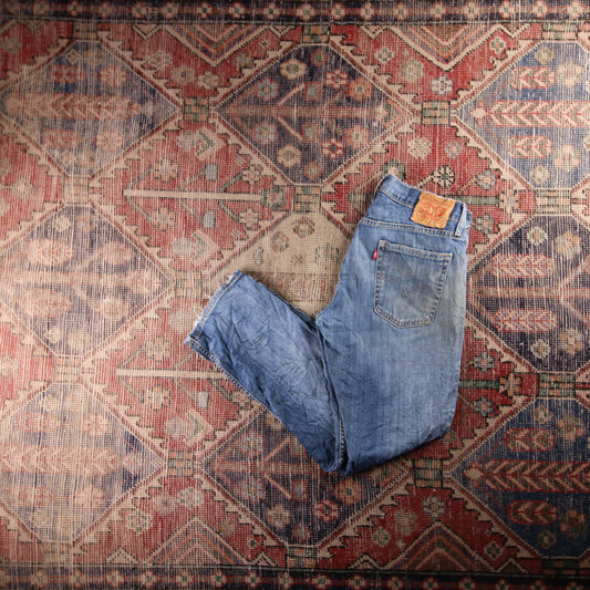 Levi's 501 Red Tab W32 L29 Original Fit Blue Denim Jeans