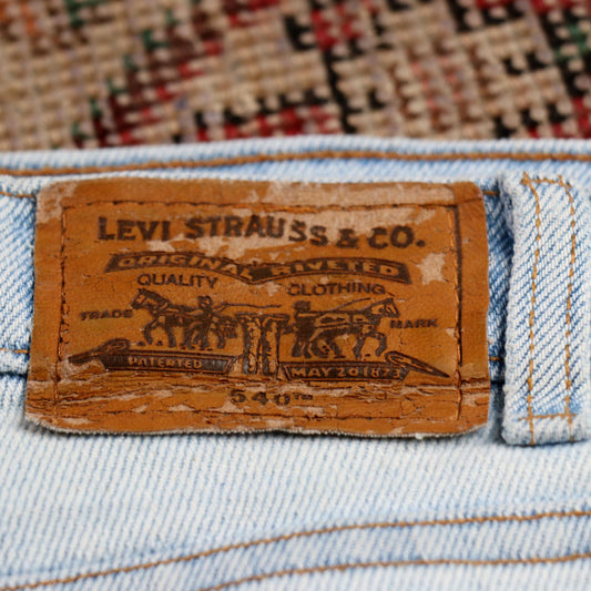 Levi's Orange Tab W40 L31 Tapered Leg Loose Fit Blue Denim Jeans