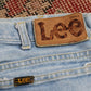 Lee W34 L28 Straight Leg Relaxed Fit Blue Denim Jeans