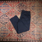 Dickies Double Knee W40 L31 Cargo Navy Cotton Blend Trousers