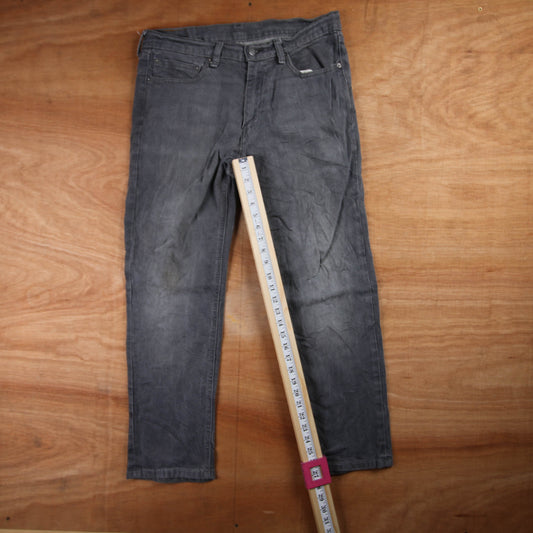 Levi's 541 Red Tab W34 L27 Tapered Leg Grey Denim Jeans