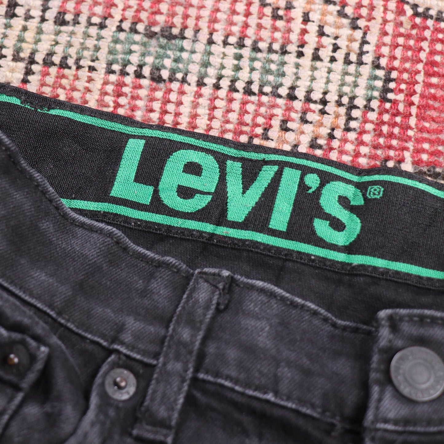 Levi's 511 W28 L27 Slim Fit Black Denim Jeans