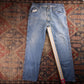 Wrangler W36 L31 Relaxed Classic Ripped Style Blue Denim Jeans