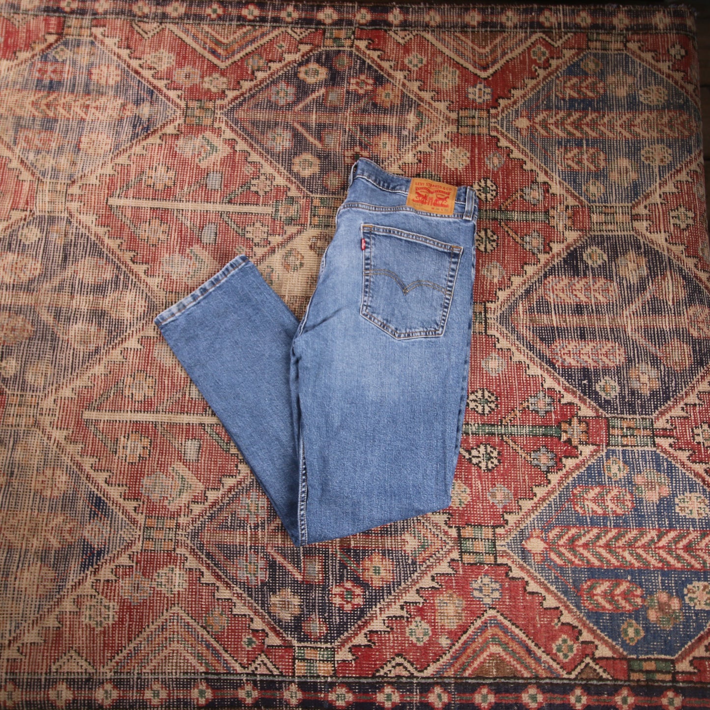 Levi's 514 W36 L30 Straight Leg Blue Denim Jeans