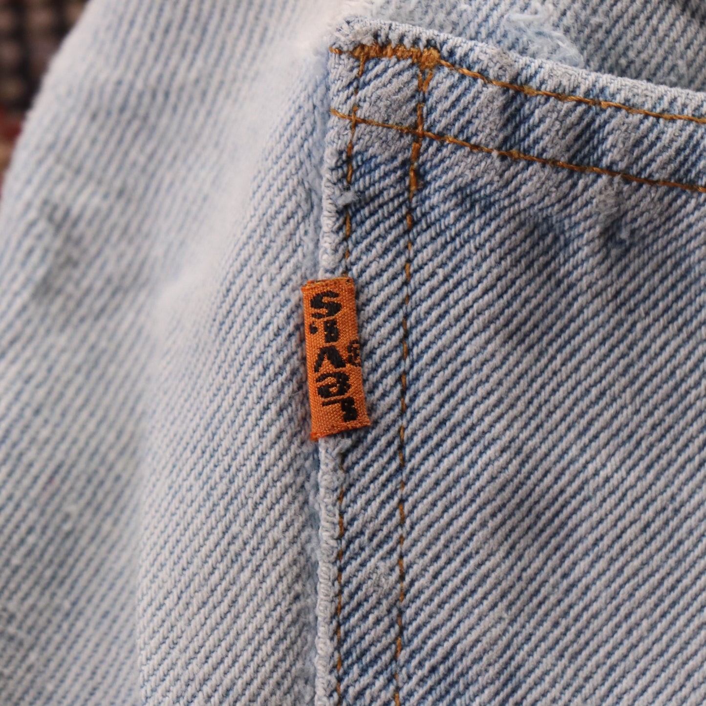 Levi's 501 Orange Tab W34 L28 Original Fit Blue Denim Jeans