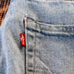Levi's W32 L30 Straight Leg Blue Denim Jeans