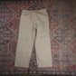 Dickies W32 L25 Straight Leg Beige Cotton Blend Trousers