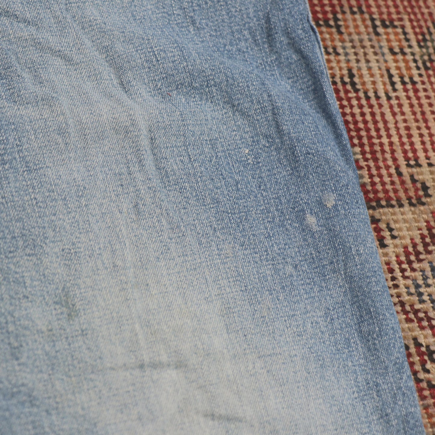 Lee W34 L27 Straight Leg Loose Fit Blue Denim Jeans
