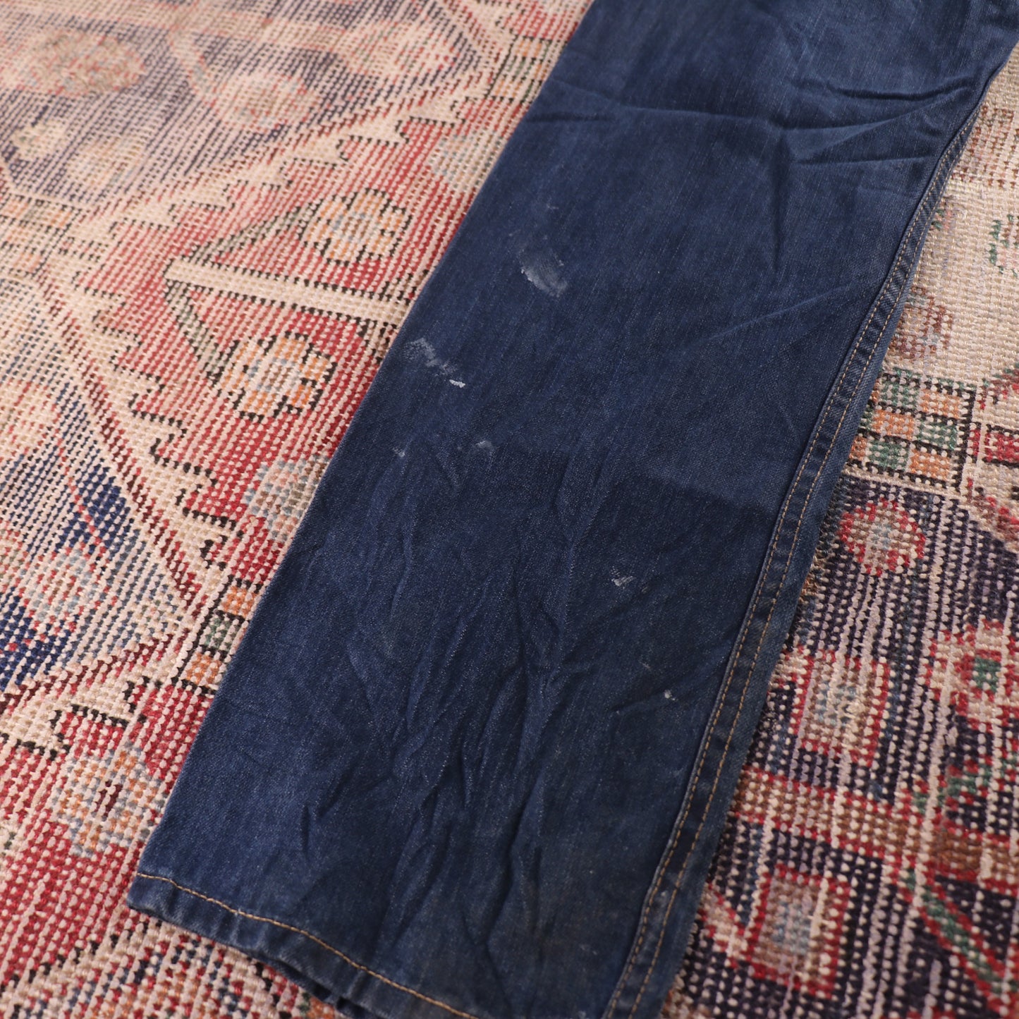 Levi's 550 Red Tab W28 L27 Tapered Leg Relaxed Fit Blue Denim Jeans