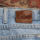 Lee W36 L29 Straight Leg Relaxed Fit Blue Denim Jeans