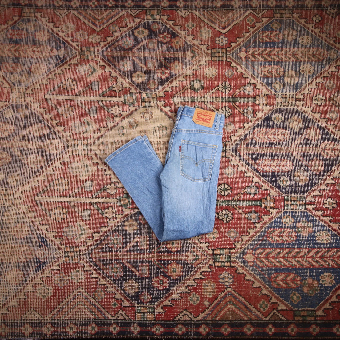 Levi's 511 W24 L24 Slim Fit Blue Denim Jeans
