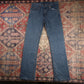 Dickies W32 L34 Straight Leg Blue Denim Trousers